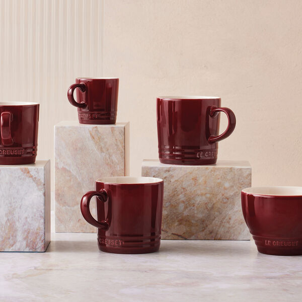 Kaffekrus, garnet, Le Creuset