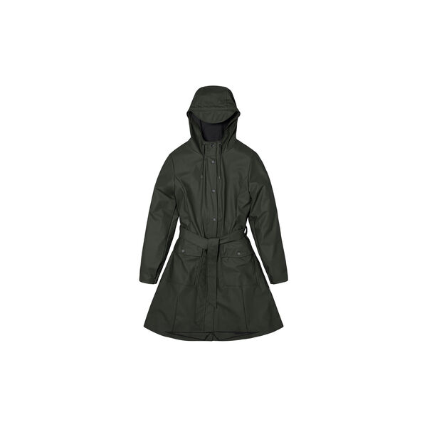Curve Jacket, green, Rains