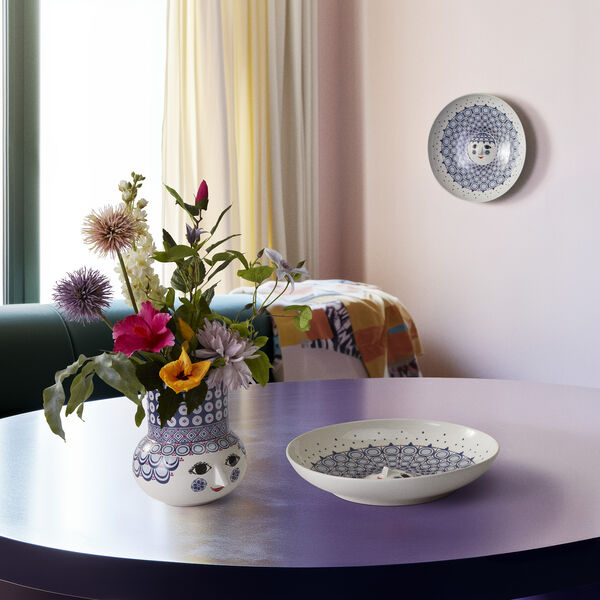 Olga Fad, blå, Bjørn Wiinblad