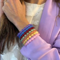 Jasmine small armb&aring;nd, lavender, Nuni Copenhagen