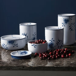 Bl&aring; Mega Riflet opbevaringskrukke 80 cl, Royal Copenhagen