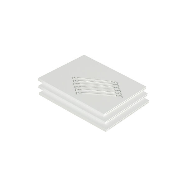 3 ekstra hylder til Wood reol, Oliver Furniture